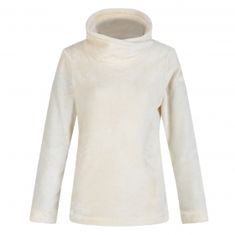 TWM Dámský fleecový svetr Radmilla bílý polyester velikost 40