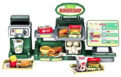 TWM hračkářství Burger Counter junior 48 cm 35 ks