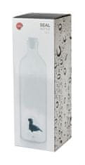 TWM 1Utěsněná láhev na pití, 2 litry sklo 30 cm / průhledná nerezová ocel