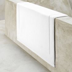 TWM Koupelnová předložka Contessa 120 x 70 bílá bavlna