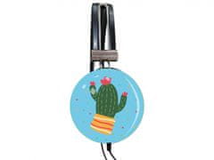TWM sluchátka Cactus junior 3,5 mm pvc / abs modrá