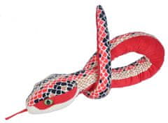 TWM plyšová hračka had junior 137 cm plyšová červeno-béžová