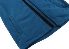 TWM Felix cardigan pánský fleece / modrý polyester, velikost XXL