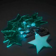 TWM festonové hvězdy vedené 2,25 m akrylová zelená