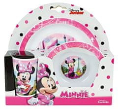 TWM 3dílná jídelní souprava Minnie Mouse, bílá