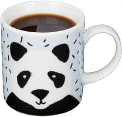 TWM Šálek na espresso Panda 80 ml bílý / černý porcelán