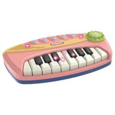 TWM dětská růžová klávesnice