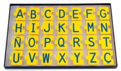 TWM puzzle abc-Alphabet Puzzle žlutomodré 168 dílků