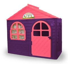 TWM hrací domeček Little Home130 x 78 cm fialová/růžová
