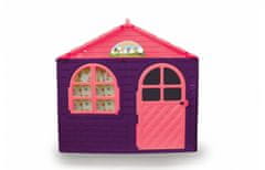 TWM hrací domeček Little Home130 x 78 cm fialová/růžová