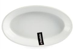 TWM servírovací talíř oválný 18 x 10,5 x 3 cm bílý porcelán