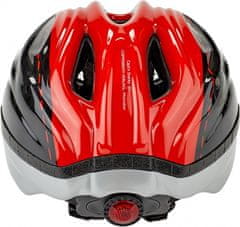 TWM cyklistická helma Meggy Sharkychłopcy helma černá / červená, velikost 46-51 cm