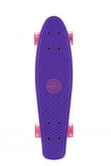 TWM skateboard Flip-Ít s led světly 55,5 cm fialová/růžová