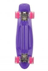 TWM skateboard Flip-Ít s led světly 55,5 cm fialová/růžová