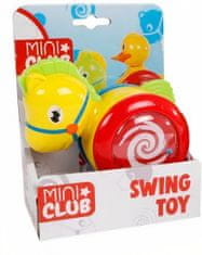 TWM hračky pro děti válení kachny 13 cm žlutá / červená