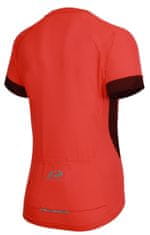 TWM Dámský cyklistický dres P-Heart, polyester, korálově červený, velikost 44