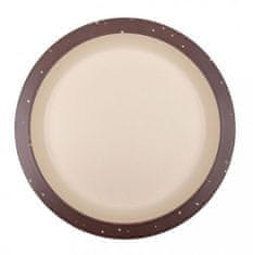 TWM juniorský talíř 18 cm hnědý