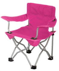 TWM Kempingová židle Ardeche 54 x 35 cm, polyester růžová