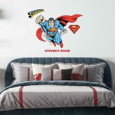 TWM samolepka na zeď Superman vinylová abeceda modrá / červená 126 ks