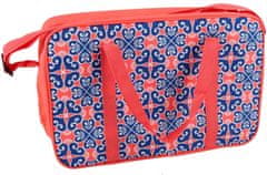 TWM chladící taška 40 x 30 cm 18 litrů polyester modrá / červená