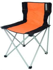 TWM Kempingová židle Tillac 74 x 53 x 43 cm ocel oranžová / černá