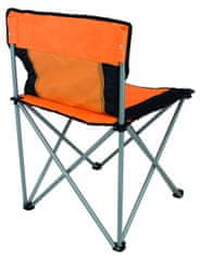 TWM Kempingová židle Tillac 74 x 53 x 43 cm ocel oranžová / černá