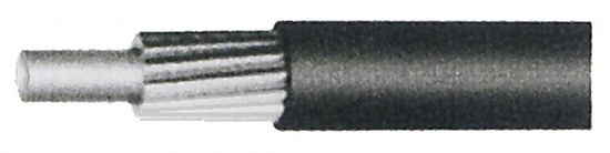 TWM Vnější kabel pro přehazovačku černý 4mm 30 metrů