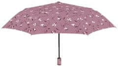 TWM Technologický mini deštník pro ženy 57 x 98 cm, polyester růžový
