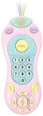TWM hračka pro juniorský telefon 17 x 7,5 cm růžová / světle modrá