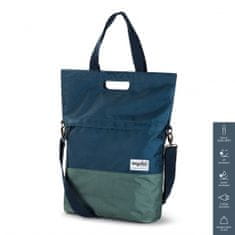 TWM taška shopper 20 litrů polyetylénová modrá / zelená
