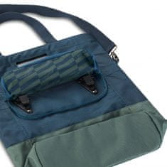 TWM taška shopper 20 litrů polyetylénová modrá / zelená