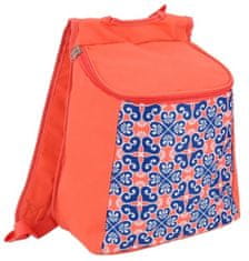 TWM chladící taška 30 x 34 cm 12 litrů polyester modrá / červená