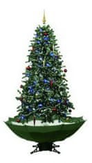 TWM umělý vánoční stromek v korku 170 x 105 cm zelený