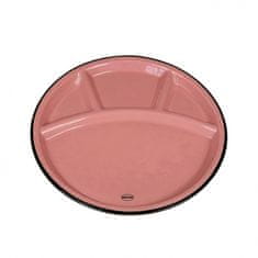 TWM Talíř na fondue 24 cm, růžová keramika