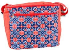 TWM chladící taška 31 x 27 cm 18 litrů polyester modrá / červená