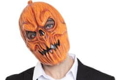 TWM Kostýmová maska Scary Pumpkin Latex Orange One Size