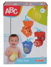 TWM ABC hračky do vany junior vodní trychtýř 4 ks