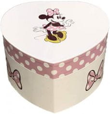 TWM Šperkovnice Minnie Mouse 15 x 14 cm bílá a růžová
