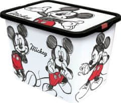 TWM Mickey Mouse box 23 litrů černobílý