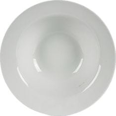 TWM talíř na těstoviny 23 x 6,5 cm bílý porcelán