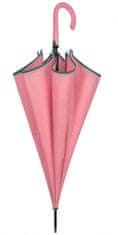 TWM Technologický deštník 112 cm mikrovlákno / skleněné vlákno růžový