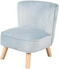 TWM vysoká židle Lil Sofa junior 50 cm sametově modrá