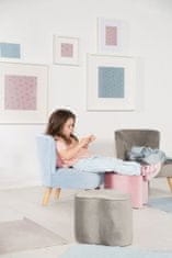TWM vysoká židle Lil Sofa junior 50 cm sametově modrá