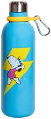 TWM Snoopy juniorská láhev na pití 500 ml 7 x 25 cm nerezová aqua