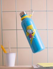 TWM Snoopy juniorská láhev na pití 500 ml 7 x 25 cm nerezová aqua