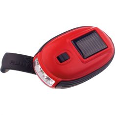 TWM Svítilna Kao XL led solární 8,7 x 5 cm ABS červená / černá