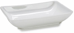 TWM servírovací talíř obdélníkový 18,5 x 11,5 cm bílý porcelán