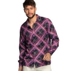 TWM pánská letní noční košile polyester fialová velikost M