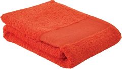 TWM fitness ručník 130 x 30 cm oranžová bavlna