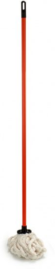 TWM mop na podlahu 120 cm textilní tmavě oranžová / bílá 2 ks